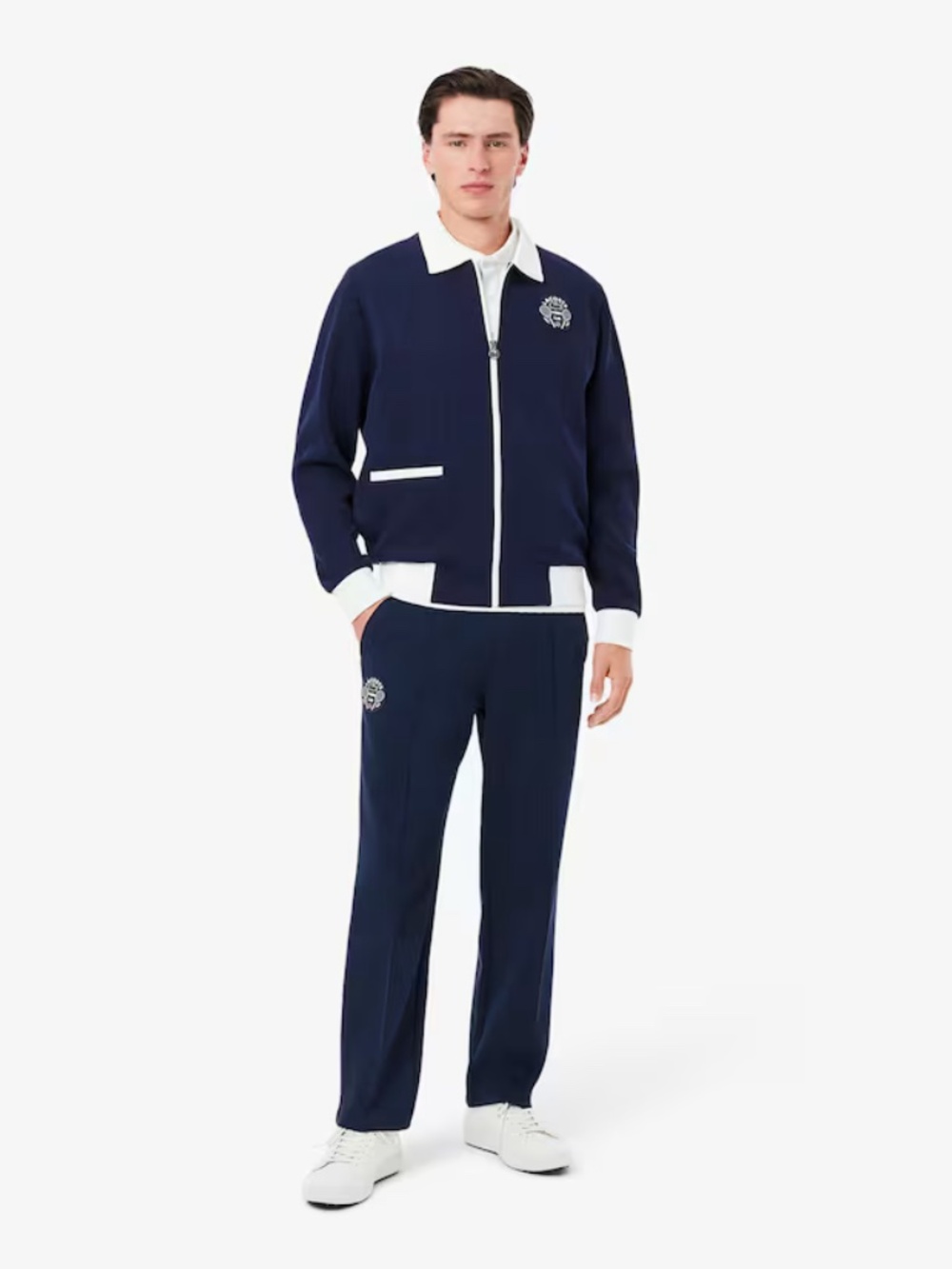Lacoste Men's Tennis Heritage Ultra Dry Jacket and Heritage Sweatpants